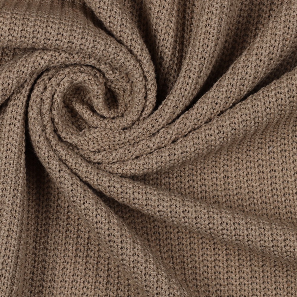Gebreide katoen - beige - Afbeelding 2