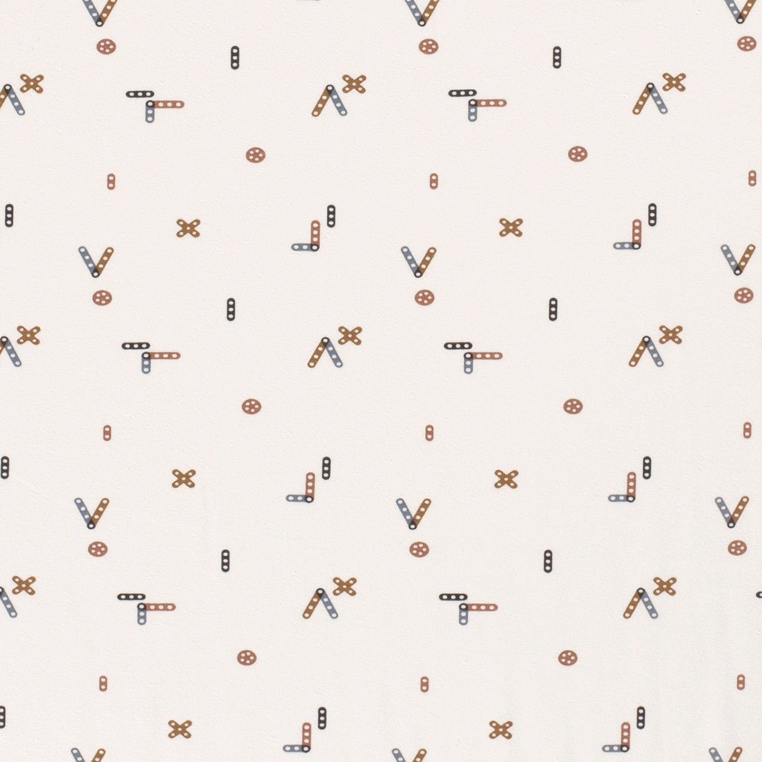 Katoen jersey bedrukt met speelgoed - Gebroken wit - Afbeelding 3