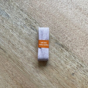 Biaisband met margrieten 20mm - licht roze