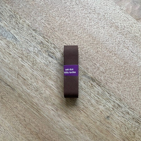 Biaisband katoen 20mm - Taupe