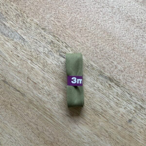 Biaisband katoen 20mm - Donker groen