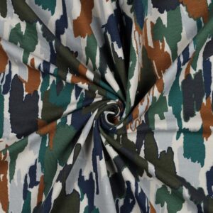 Soft sweater abstract - Leger groen