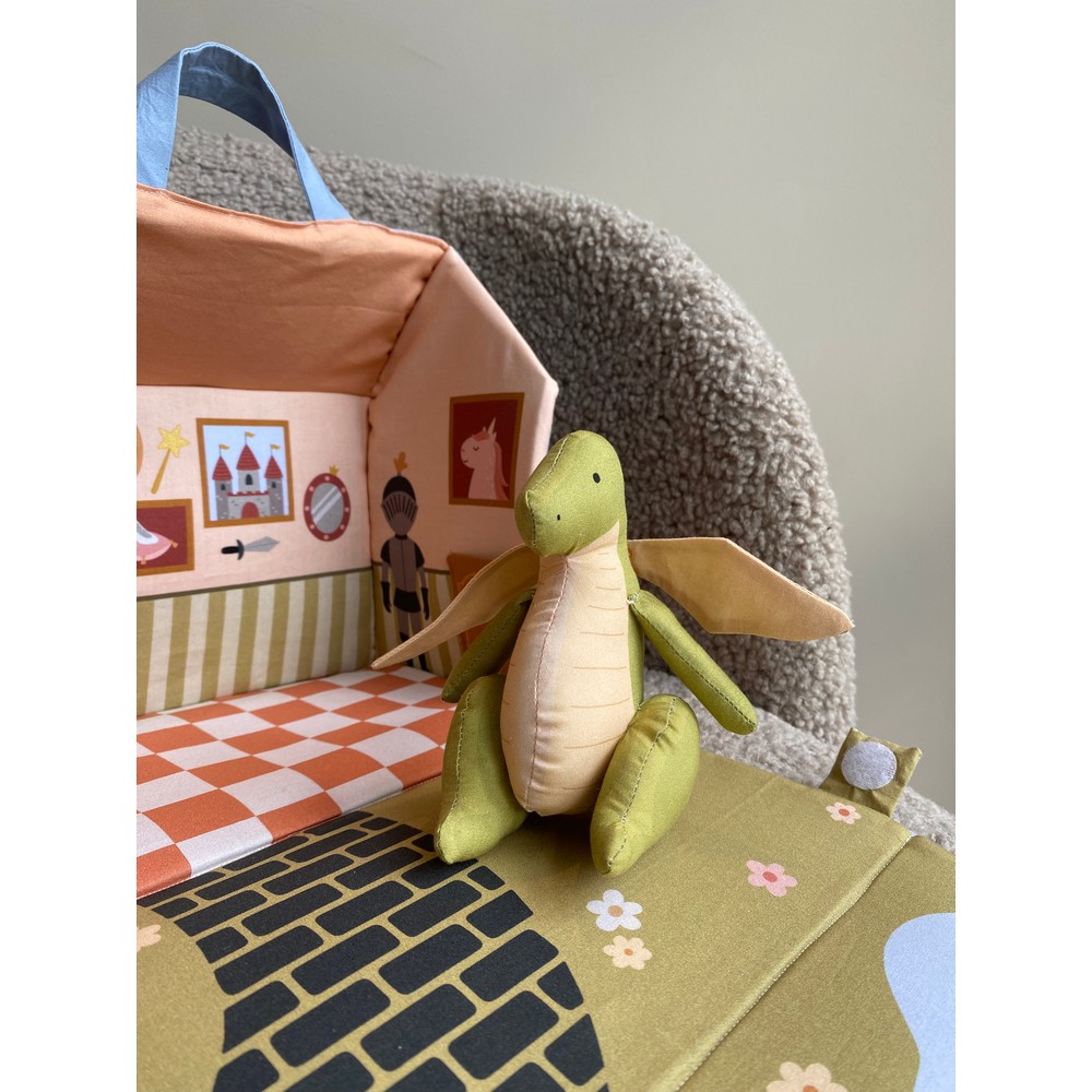 Poppenhuis paneel - 100% katoen - Afbeelding 2