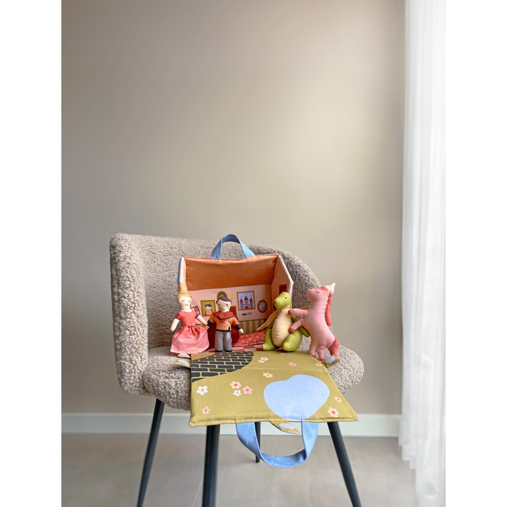 Poppenhuis paneel - 100% katoen - Afbeelding 3