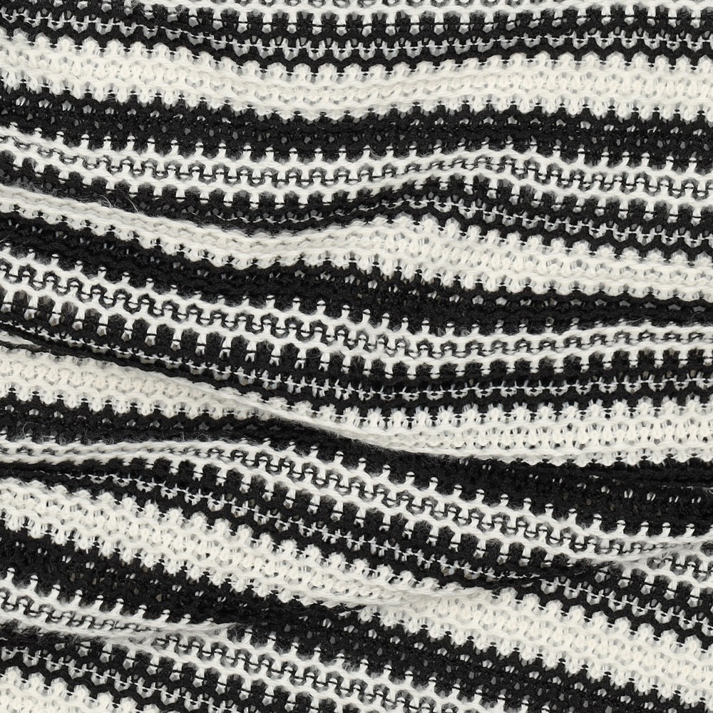 Knitted crochet - Zwart/wit - Afbeelding 2