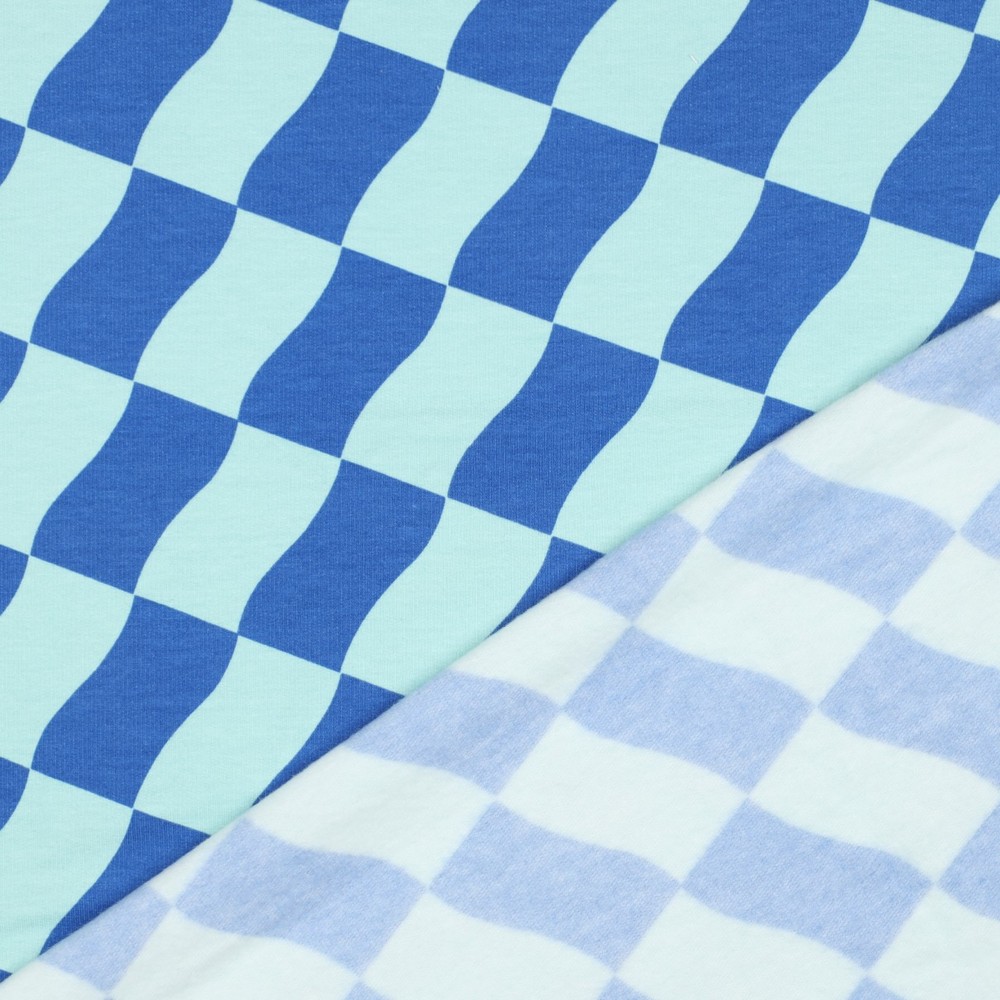 Soft sweat check - Blauw/mint - Afbeelding 4