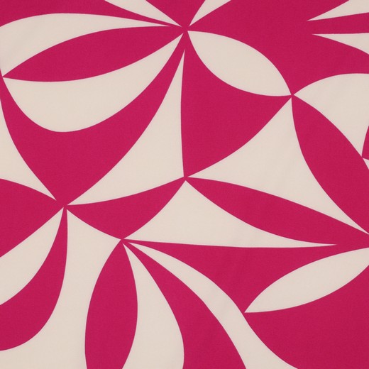 Magnolia stretch geometric - Fuchsia - Afbeelding 7