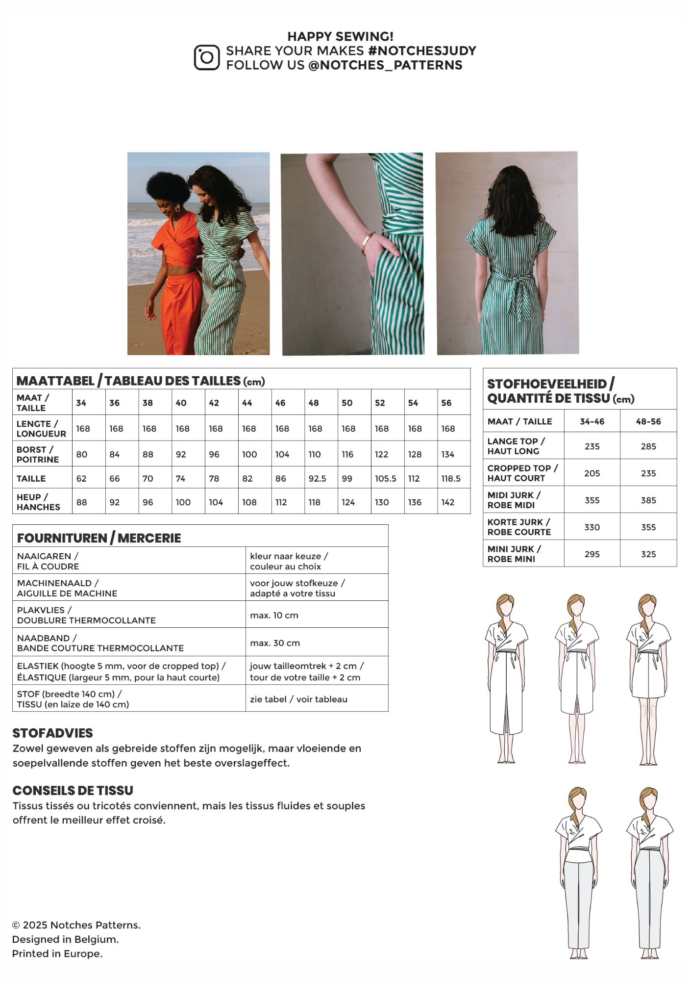 Judy top en jurk - Notches - Afbeelding 2