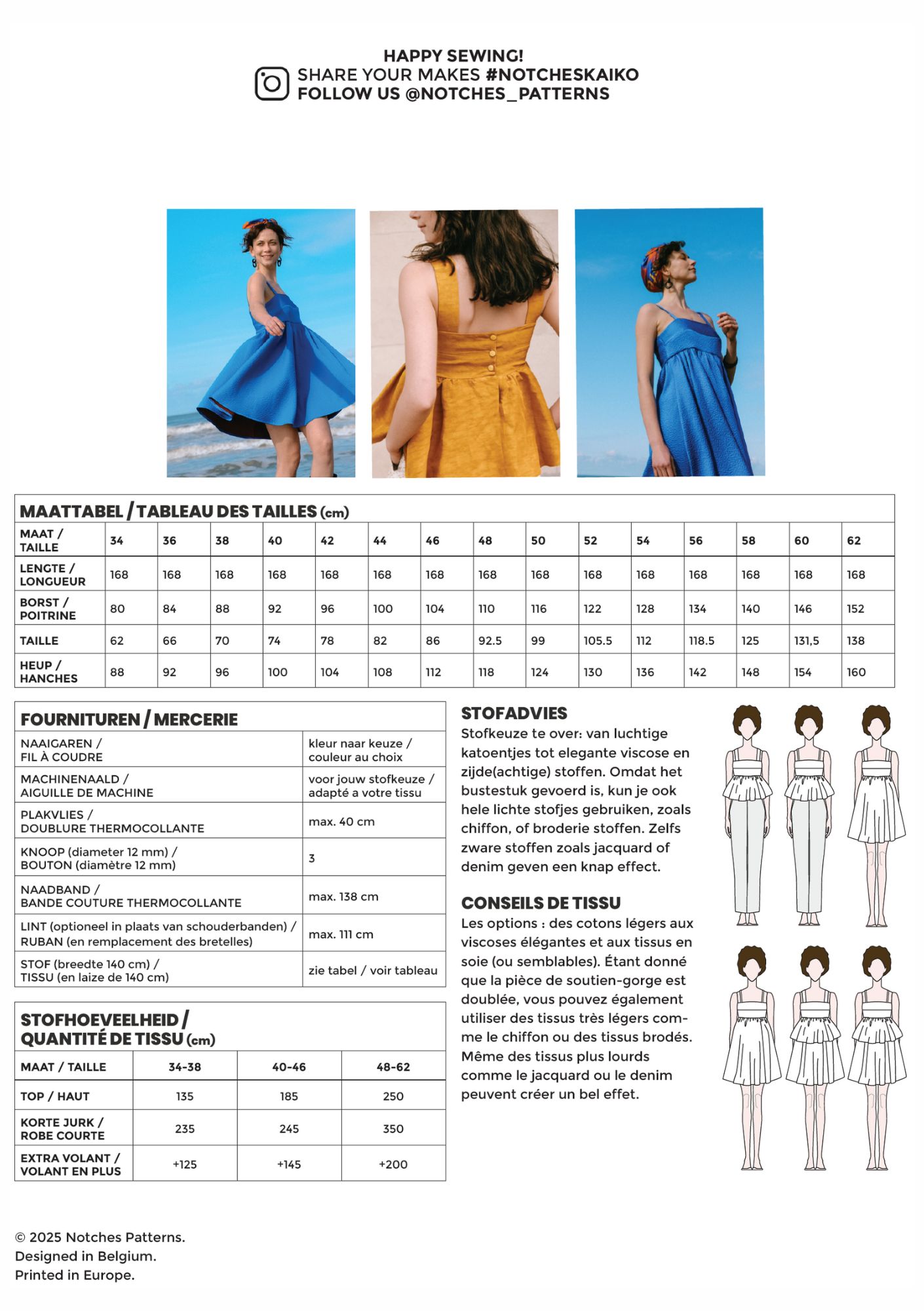 Kaiko top en jurk - Notches - Afbeelding 2