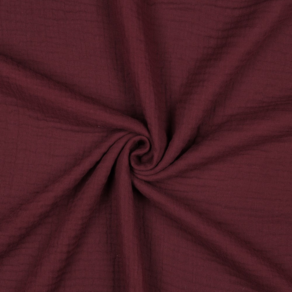 Triple gauze - Aubergine