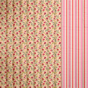 Double face gewatteerde mouseline - Roze