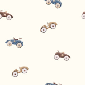 Katoen jersey met Auto´s