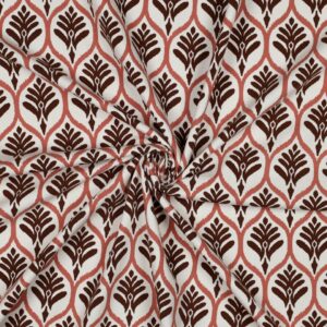 katoen jersey Ornament - Gebroken wit